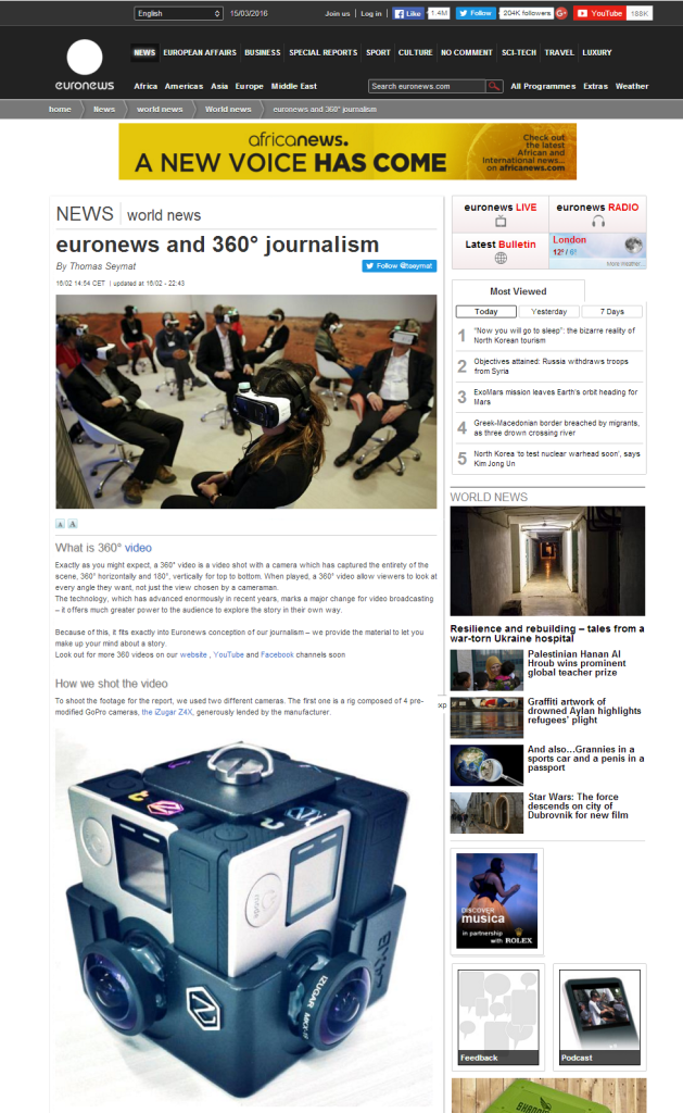 2016_02_16_euronews and 360° journalism